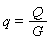 q = Q/G