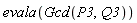 evala(Gcd(P3, Q3))