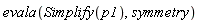 evala(Simplify(p1), symmetry)