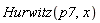 Hurwitz(p7, x)