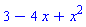 3-4*x+x^2