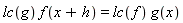 lc(g)*f(x+h) = lc(f)*g(x)