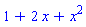 1+2*x+x^2