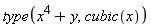 type(x^4+y, cubic(x))