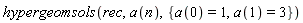 hypergeomsols(rec, a(n), {a(0) = 1, a(1) = 3})