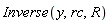 Inverse(y, rc, R)