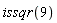 issqr(9)