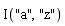 Iota("a", "z")