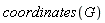coordinates(G)