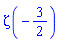 Zeta(-3/2)