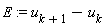 E := u[k+1]-u[k]