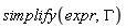 simplify(expr, GAMMA)