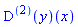 ((D@@2)(y))(x)