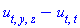 u[t, y, z]-u[t, t]