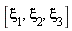 [xi[1], xi[2], xi[3]]