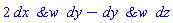 _DG([["form", M, 2], [[[1, 2], 2], [[2, 3], -1]]])
