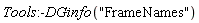 Tools:-DGinfo("FrameNames")