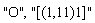 "O", "[(1,11)1]"