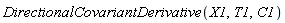 DirectionalCovariantDerivative(X1, T1, C1)