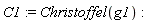C1 := Christoffel(g1)