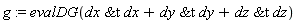 g := evalDG(`&t`(dx, dx)+`&t`(dy, dy)+`&t`(dz, dz))
