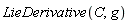 LieDerivative(C, g)