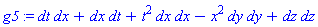 _DG([["tensor", M, [["cov_bas", "cov_bas"], []]], [[[1, 2], 1], [[2, 1], 1], [[2, 2], t^2], [[3, 3], -x^2], [[4, 4], 1]]])