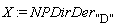 X := NPDirDer["D"]