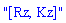"[Rz, Kz]"