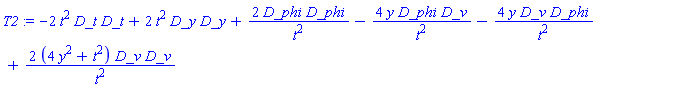_DG([["tensor", M2, [["con_bas", "con_bas"], []]], [[[1, 1], -2*t^2], [[2, 2], 2*t^2], [[3, 3], 2/t^2], [[3, 4], -4*y/t^2], [[4, 3], -4*y/t^2], [[4, 4], 2*(4*y^2+t^2)/t^2]]])