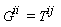 G^ii = T^ij