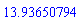 13.93650794