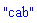 "cab"