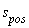 s[pos]