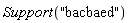 Support("bacbaed")