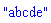 "abcde"