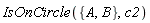 IsOnCircle({A, B}, c2)