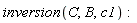 inversion(C, B, c1)