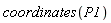 coordinates(P1)