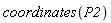 coordinates(P2)