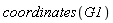coordinates(G1)