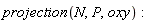 projection(N, P, oxy)