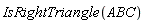 IsRightTriangle(ABC)