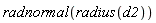 radnormal(radius(d2))