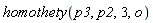 homothety(p3, p2, 3, o)