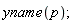 yname(p)