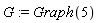 G := Graph(5)