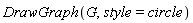 DrawGraph(G, style = circle)