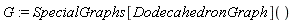 G := SpecialGraphs[DodecahedronGraph]()