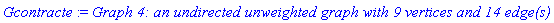 Gcontracte := `Graph 4: an undirected unweighted graph with 9 vertices and 14 edge(s)`